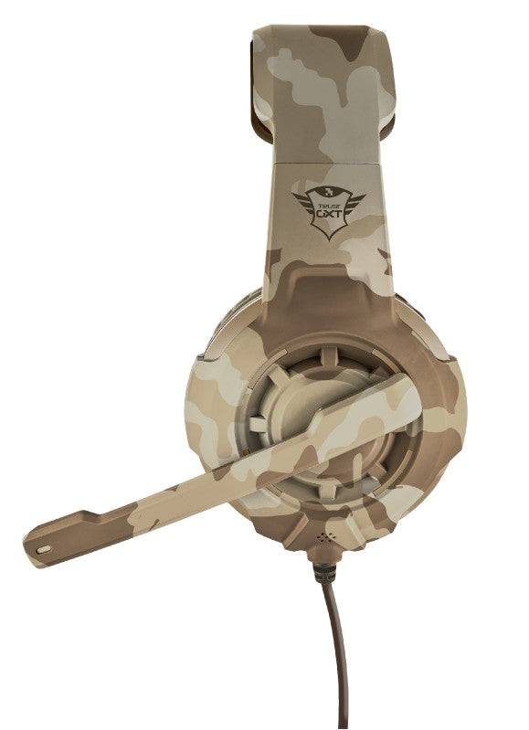 TRUST GAMING HEADPHONES GXT310D RADIUS DESERT CAMO 22208 PC PS4 PS5 ONE SERIES TRUST GAMING HEADPHONES GXT310D RADIUS DESERT CAMO 22208 PC PS4 PS5 ONE SERIES